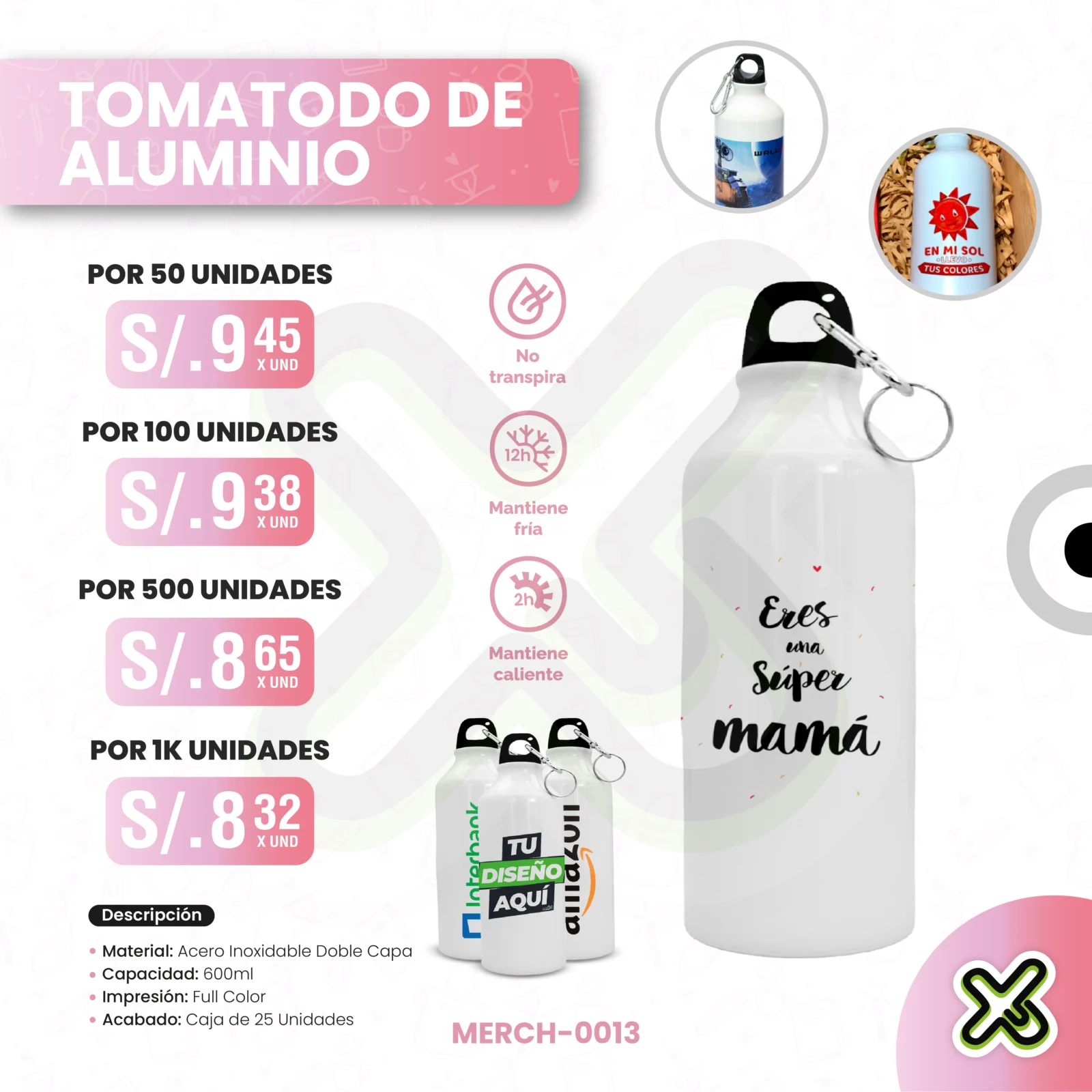 TOMATODO DE ALUMINIO