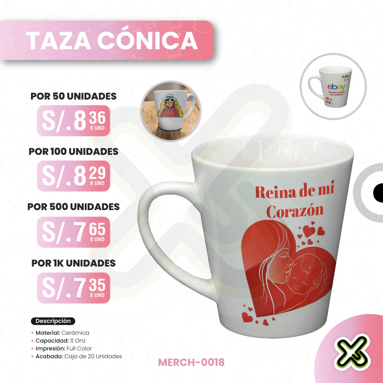 TAZA CONICA