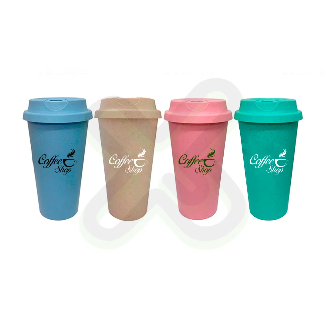 MUG CAFETERO FIBRA DE TRIGO 450ML - Imagen 2