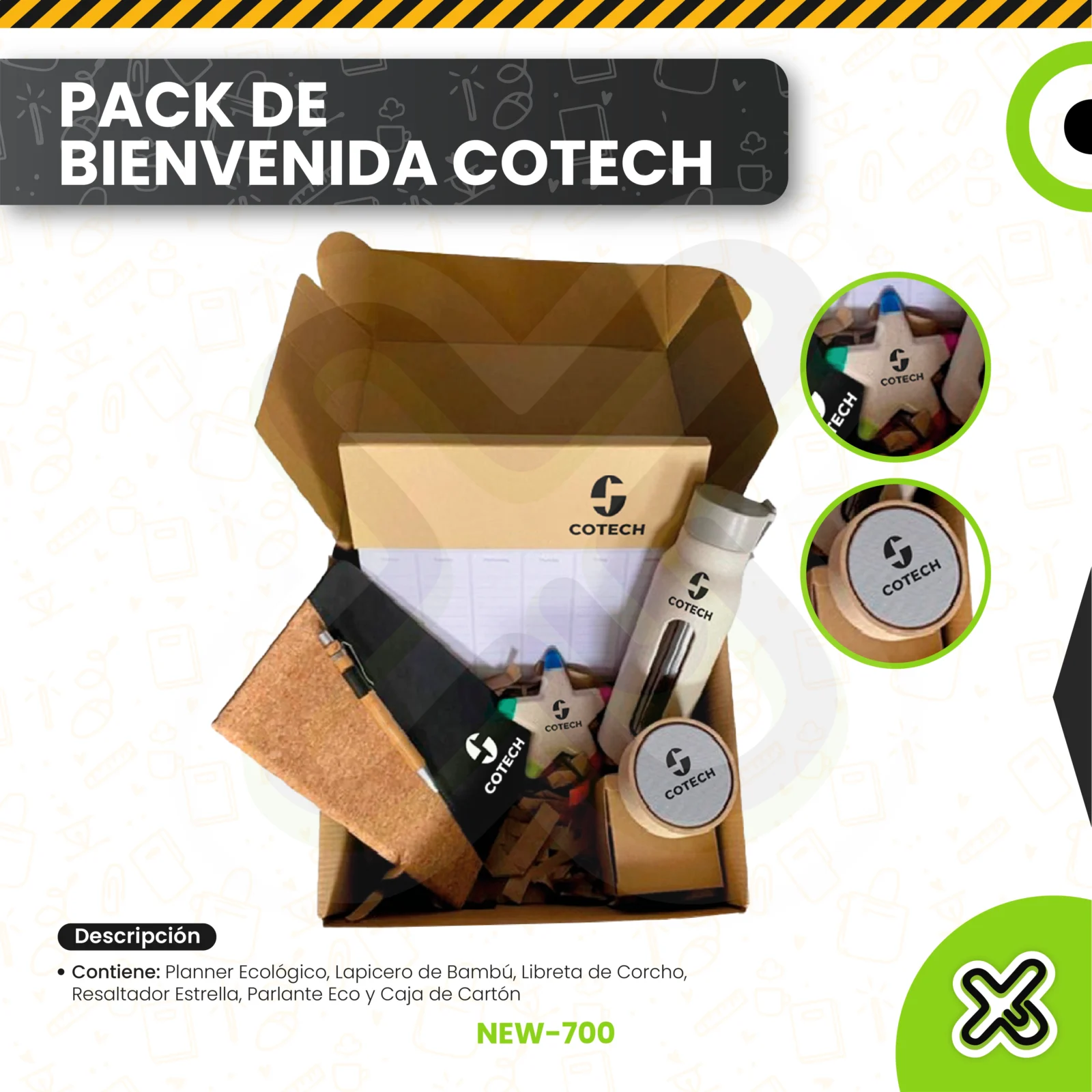 PACK DE BIENVENIDA COTECH