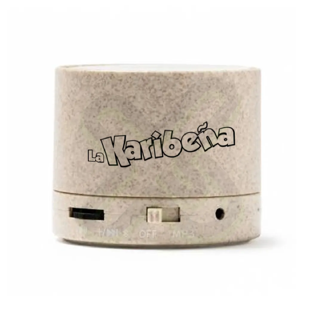 PARLANTE MINI MODELO FIBRA DE TRIGO - Imagen 2