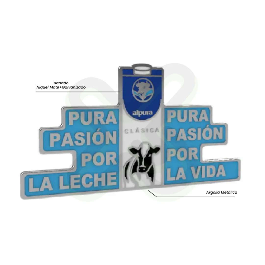 PINES DE METAL BRONCE - Imagen 2