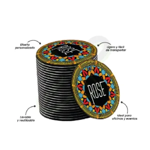 POSAVASOS DE NEOPRENO REDONDO