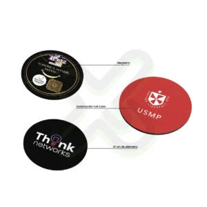 POSAVASOS DE NEOPRENO REDONDO