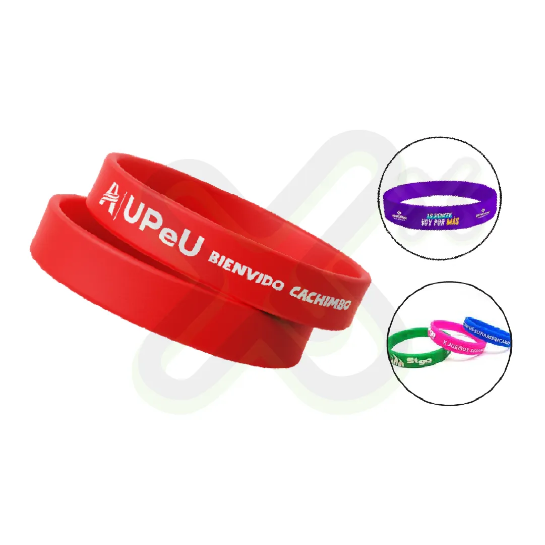 PULSERA DE GOMA IMPRESION A UN COLOR - Imagen 3
