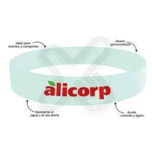 PULSERA DE GOMA IMPRESION FULL COLOR