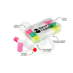 RESALTADOR DE CERA 3 COLORES