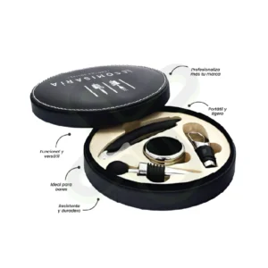 SET DE VINO CON LOGO