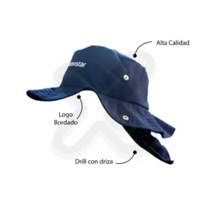 SOMBRERO SAFARI CON TAPA NUCA