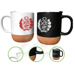 TAZA CON BASE DE CORCHO