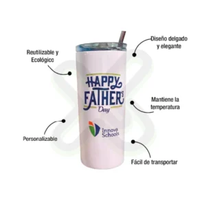 TERMO TUMBLER SKINNY CON SORVETE