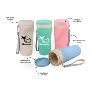 TOMATODO CAFETERO FIBRA DE TRIGO 280ML