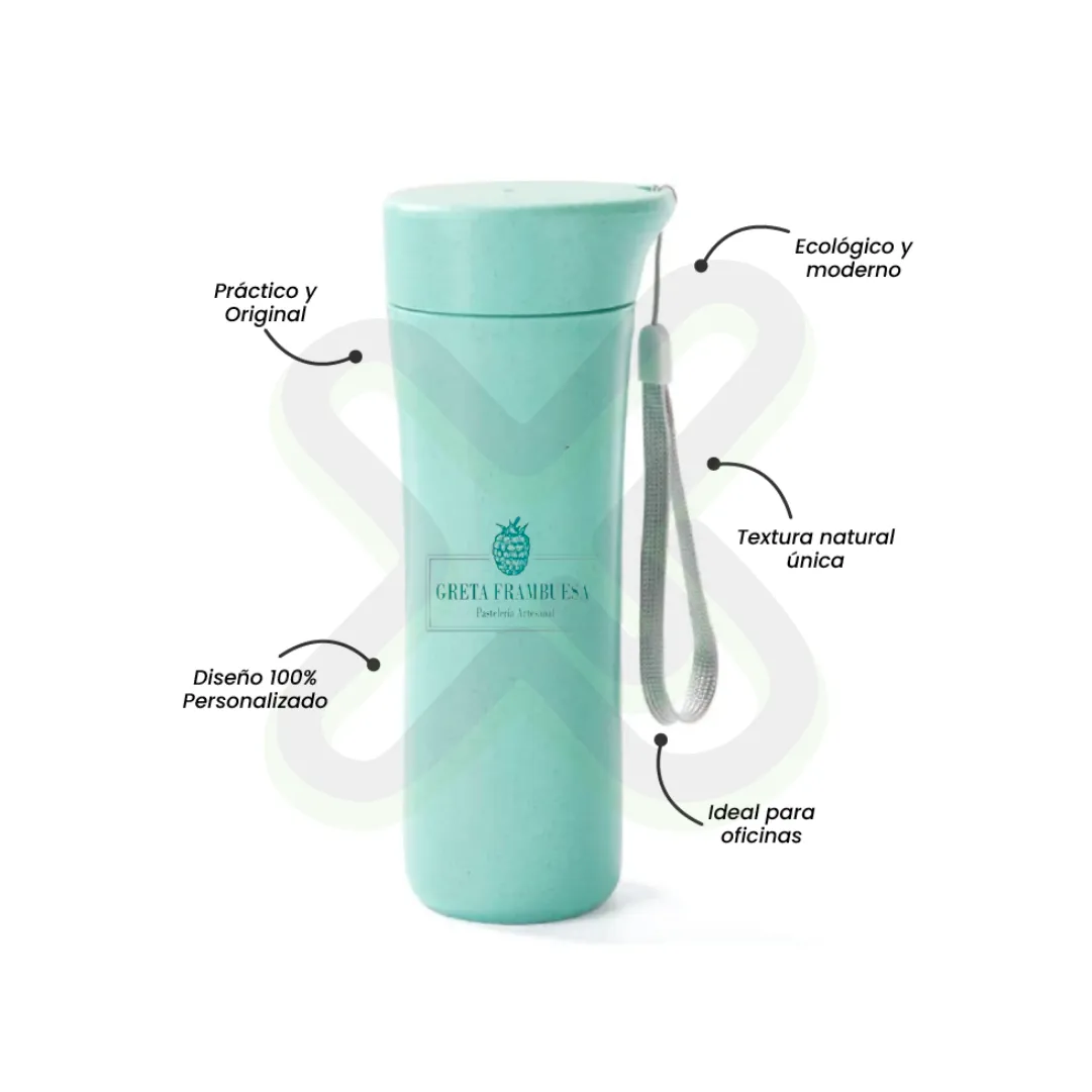 TOMATODO CAFETERO FIBRA DE TRIGO 400ML