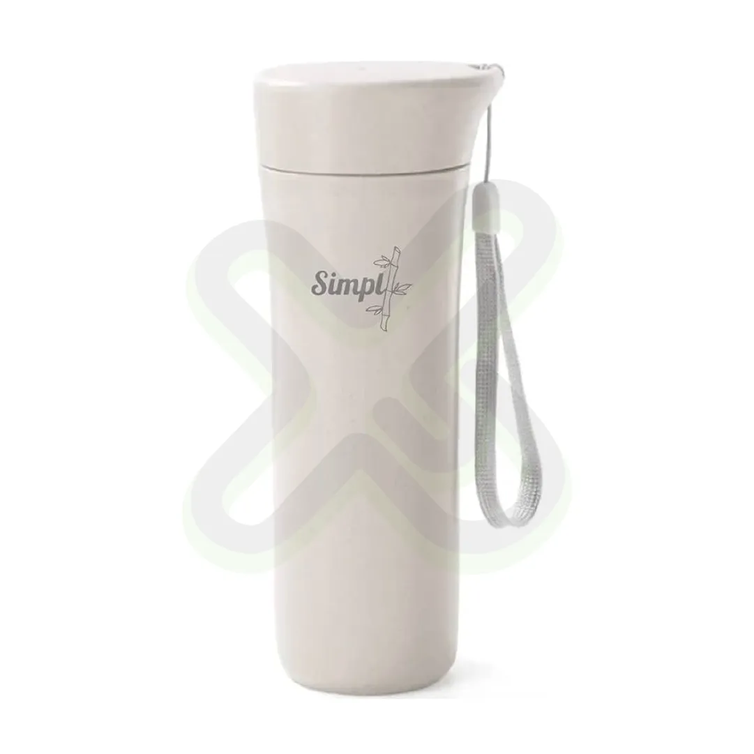 TOMATODO CAFETERO FIBRA DE TRIGO 400ML - Imagen 2