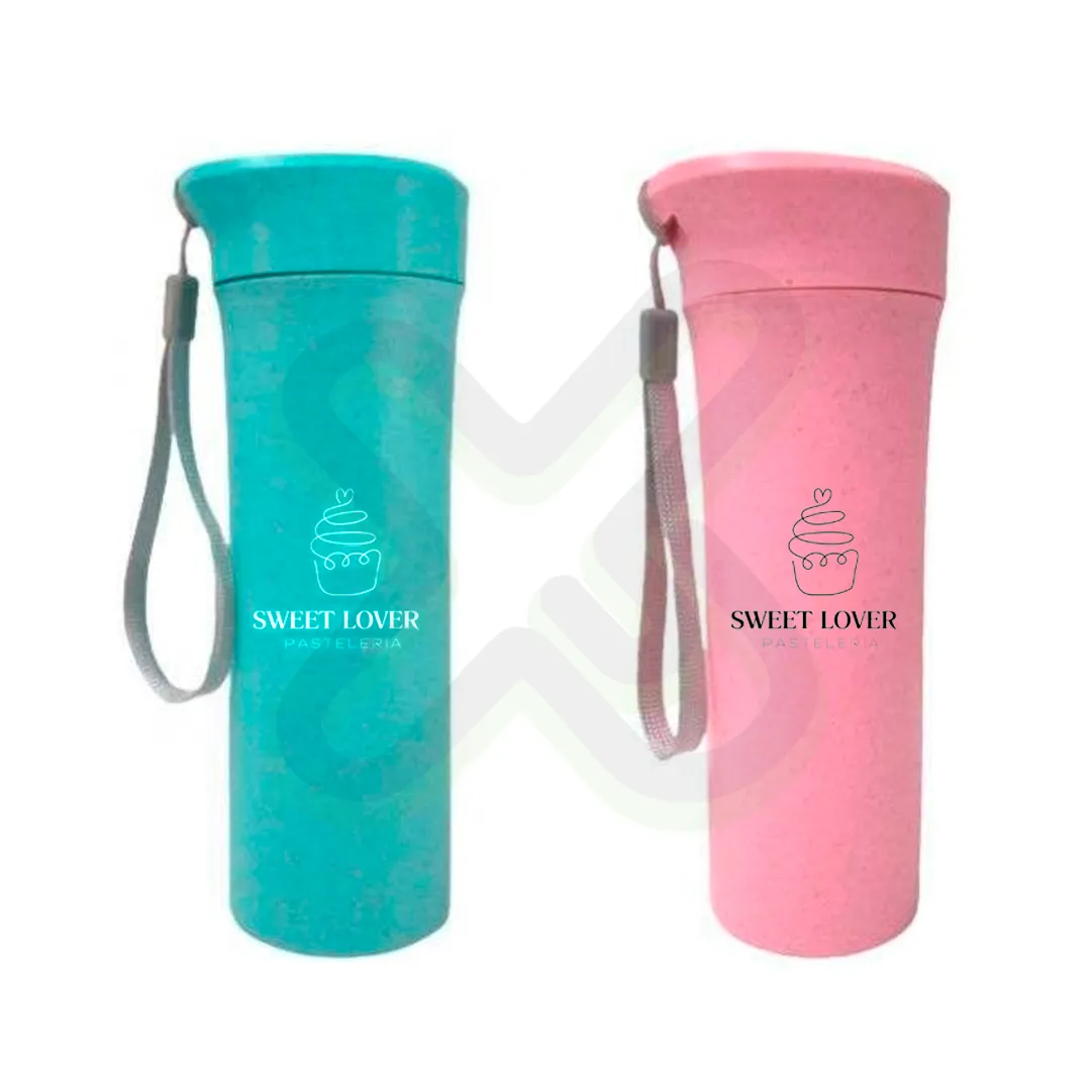 TOMATODO CAFETERO FIBRA DE TRIGO 400ML - Imagen 3