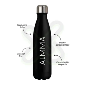 TOMATODO METALICO TIPO BOTELLA 350ML