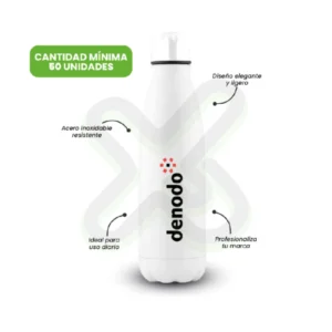 TOMATODO METALICO TIPO BOTELLA 700ML