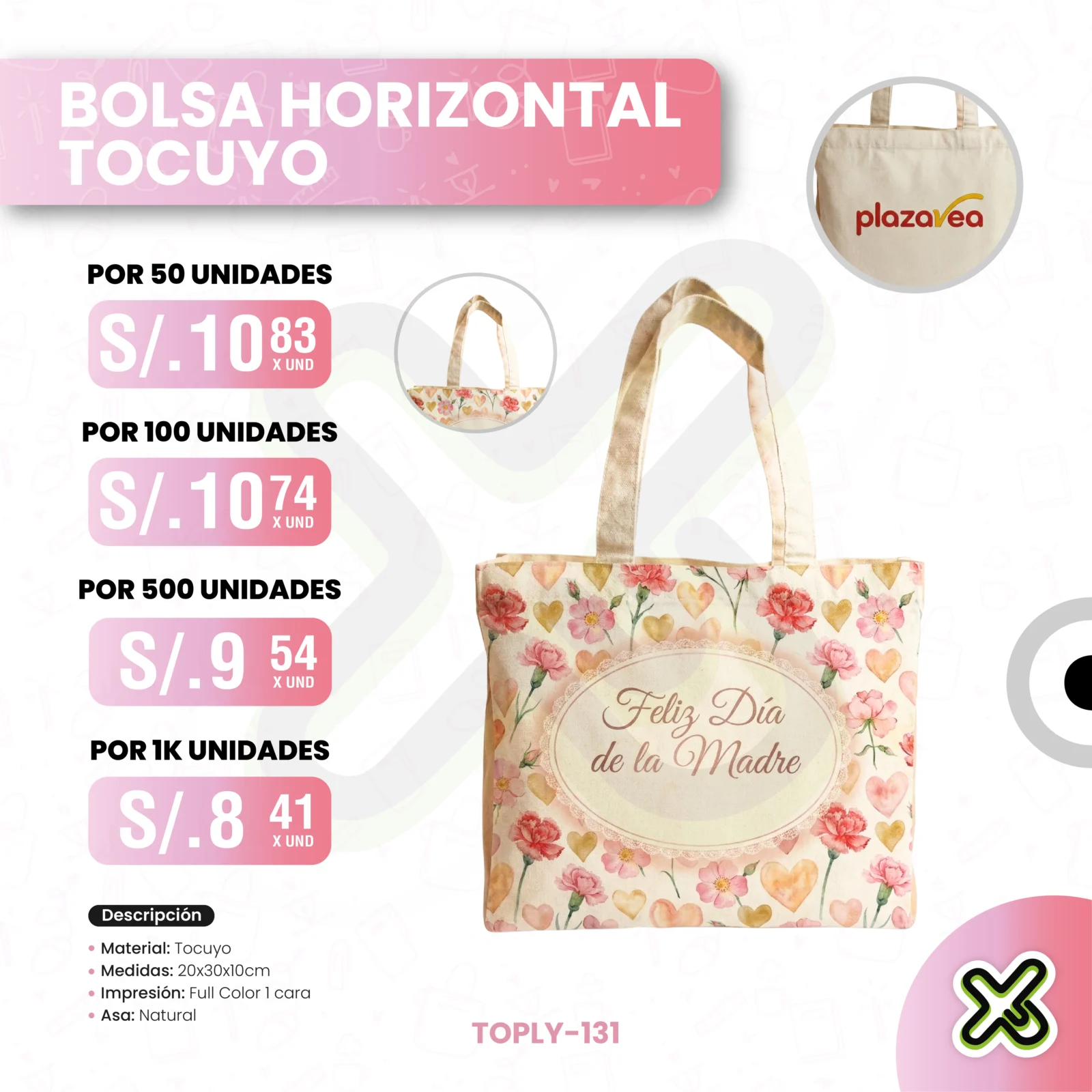 BOLSA HORIZONTAL TOCUYO