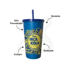 TUMBLER PLASTICO CON SORBETE