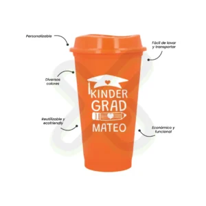 VASO MUG CAFETERO PLASTICO