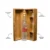 CAJA DE MADERA CON PISCO PERSONALIZADO 500ML Y 3 COPAS