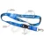 LANYARD CON TIP TOP PLANO NACIONAL O IMPORTADO MOSQUETON GIRATORIO CON PALANCA O ARNES PLATA Y BREAK AWAY 2CM