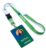 LANYARD MOSQUETON CON CREDENCIAL COUCHE LAMINADA