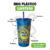 MUG PLASTICO CON SORBETE