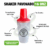 SHAKER CON VASO PAVONADO 16onz CON LOGO PUBLICITARIO