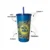 TUMBLER PLASTICO CON SORBETE